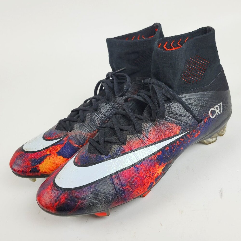Nike Mercurial Superfly CR7 FG Savage Beauty Black Soccer Cleats 677927 018 US11